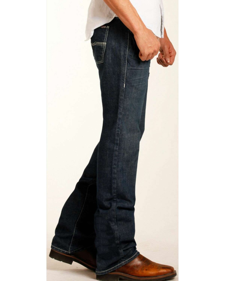 Jeans Rock & Roll Denim | Rock & Roll Denim Men'S Pistol Flame Resistant Jeans Straight Leg Discount