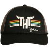 Caps Rock & Roll Denim | Rock & Roll Denim Men'S Tuff Hedeman Logo Mesh-Back Ball Cap Discount