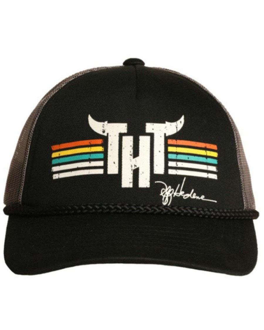 Caps Rock & Roll Denim | Rock & Roll Denim Men'S Tuff Hedeman Logo Mesh-Back Ball Cap Discount