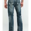 Jeans Rock & Roll Denim | Rock & Roll Denim Men'S Pistol Med Slim Bootcut Jeans Online