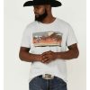 Shirts Rock & Roll Denim | Rock & Roll Denim Men'S Western Desert Graphic T-Shirt Discount