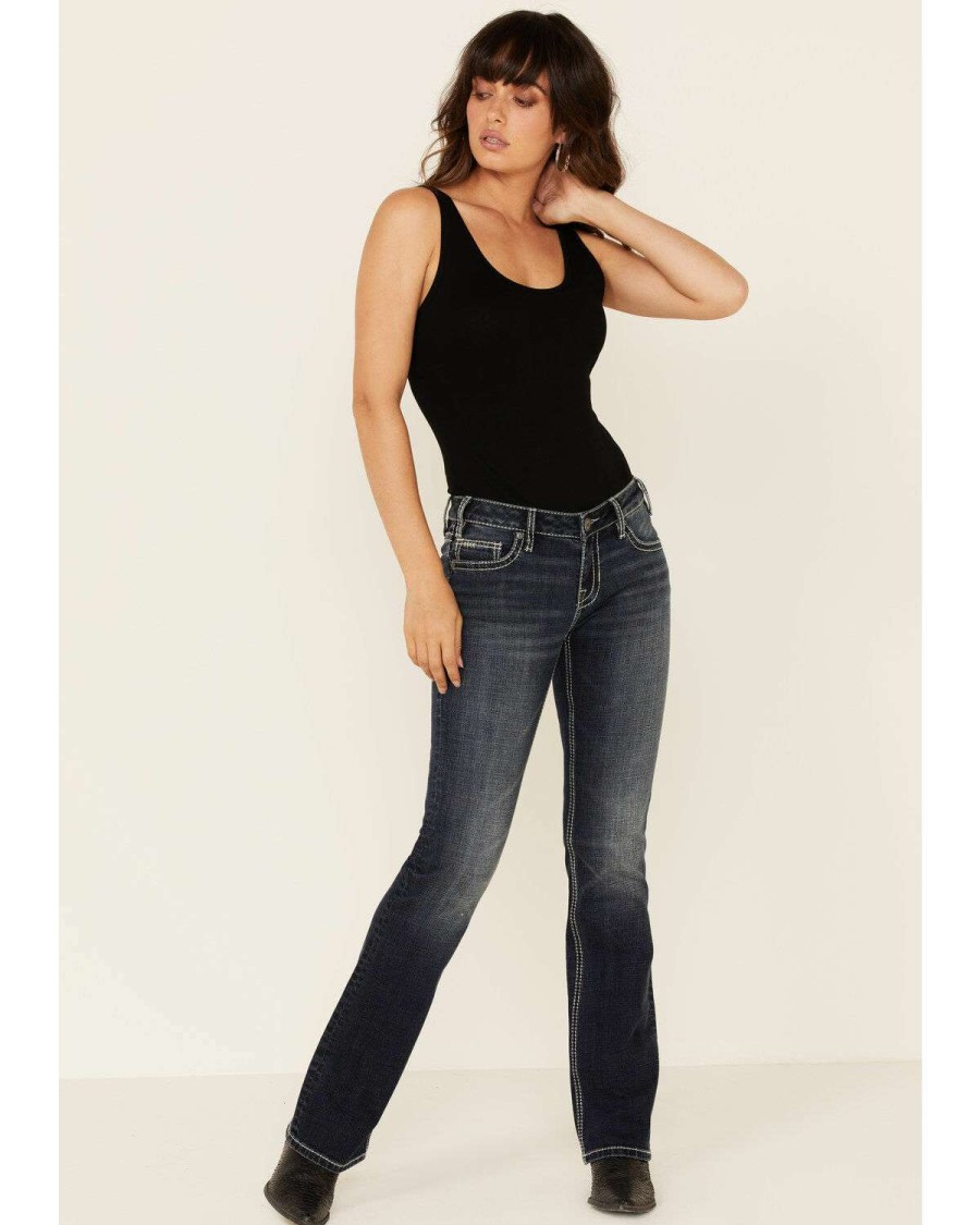 Jeans Rock & Roll Denim | Rock & Roll Denim Women'S Rival Bootcut Jeans Limited Edition