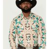 Shirts Rock & Roll Denim | Rock & Roll Denim Men'S Southwestern Print Long Sleeve Snap Western Shirt Online