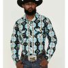 Shirts Rock & Roll Denim | Rock & Roll Denim Men'S Southwestern Print Western Shirt Sale