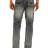 Jeans Rock & Roll Denim | Rock & Roll Denim Men'S Double Barrel Small "V" Straight Leg Jeans Online