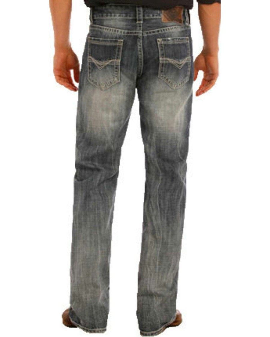 Jeans Rock & Roll Denim | Rock & Roll Denim Men'S Double Barrel Small "V" Straight Leg Jeans Online