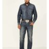 Jeans Rock & Roll Denim | Rock & Roll Denim Men'S Double Barrel Stackable Relaxed Bootcut Jeans Limited Edition