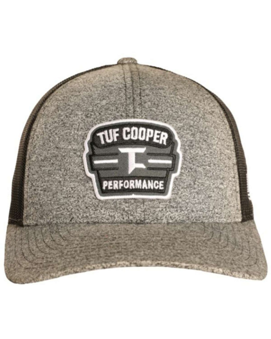 Caps Rock & Roll Denim | Rock & Roll Denim Men'S Tuf Cooper Performance Patch Mesh-Back Ball Cap Outlet