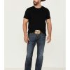 Jeans Rock & Roll Denim | Rock & Roll Denim Men'S Pistol Reflex Stretch Regular Straight Jeans Outlet