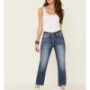 Jeans Rock & Roll Denim | Rock & Roll Denim Women'S Cropped Straight Leg Jeans Outlet