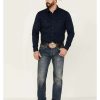 Jeans Rock & Roll Denim | Rock & Roll Denim Men'S Medium Wash Pistol Stretch Regular Straight Jeans Sale