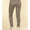 Jeans Rock & Roll Denim | Rock & Roll Denim Women'S Leopard Print Skinny Jeans Online