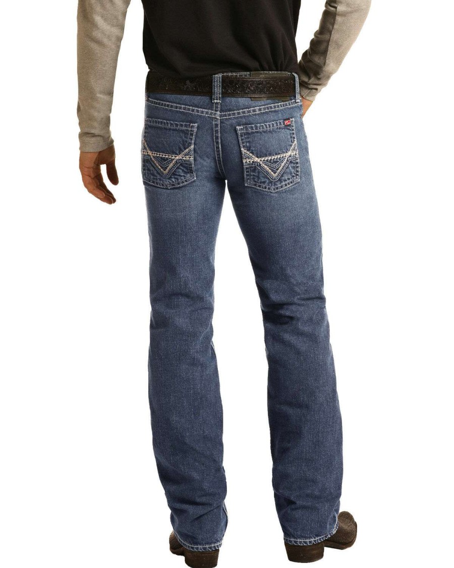 Jeans Rock & Roll Denim | Rock & Roll Denim Men'S Fr Pistol Light Classic Straight Work Jeans Limited Edition