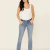 Jeans Rock & Roll Denim | Rock & Roll Denim Women'S Front Yoke Riding Jeans Outlet