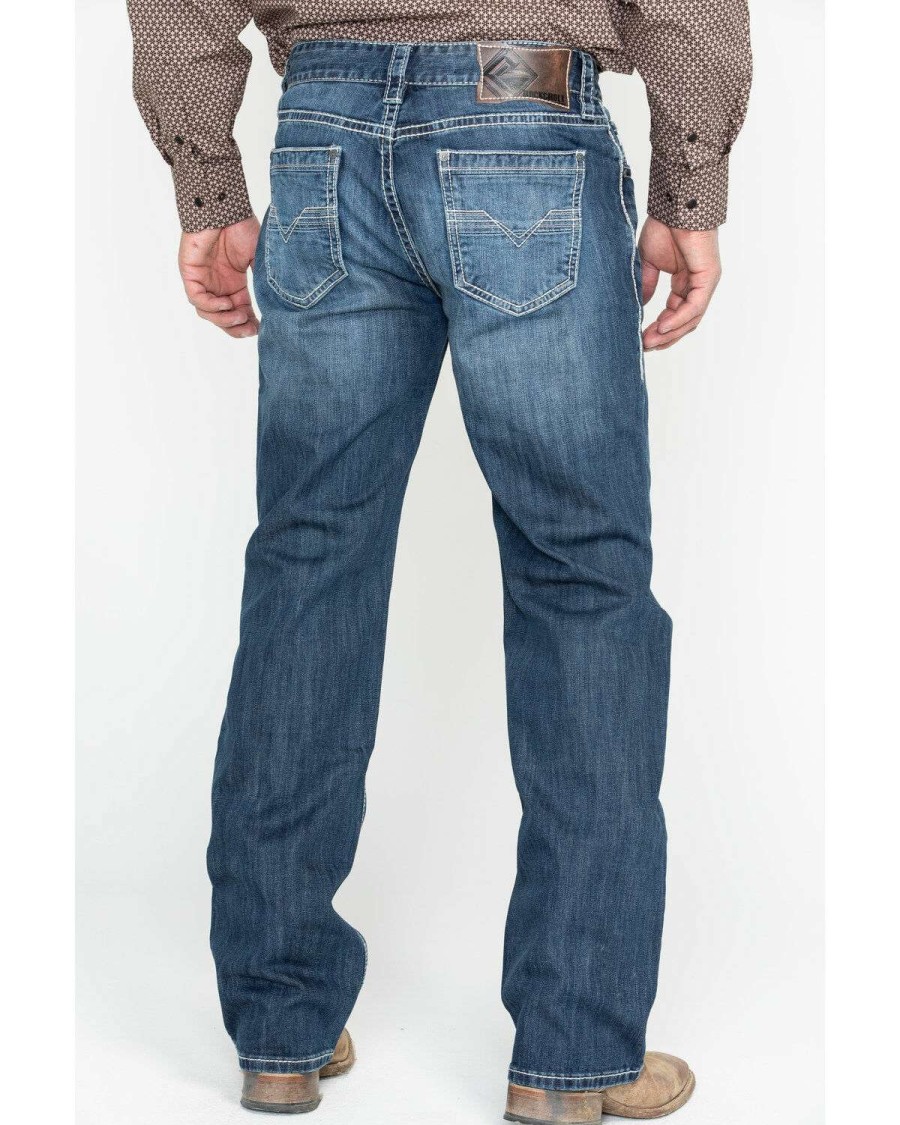 Jeans Rock & Roll Denim | Rock & Roll Denim Men'S Reflex Double Barrel Straight Leg Jeans Outlet