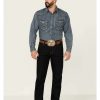 Jeans Rock & Roll Denim | Rock & Roll Denim Men'S Hooey Dark Wash Double Barrel Relaxed Stackable Bootcut Jeans Online