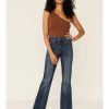 Jeans Rock & Roll Denim | Rock & Roll Denim Women'S Medium Wash Stretch Trouser Jeans Limited Edition