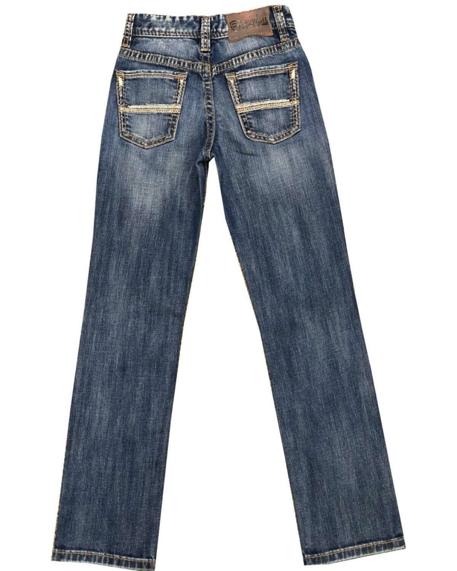 Jeans Rock & Roll Denim | Rock & Roll Denim Boys' Revolver Reflex Stretch Regular Straight Jeans Limited Edition