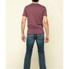 Jeans Rock & Roll Denim | Rock & Roll Denim Men'S Revolver Stretch Slim Straight Jeans Sale