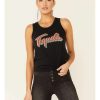 Tops Rock & Roll Denim | Rock & Roll Denim Women'S Tequila Signature Graphic Tank Top Sale